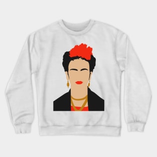 Vector Simple Frida Kahlo Crewneck Sweatshirt